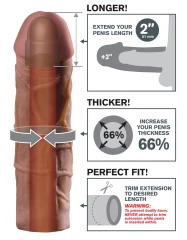 Коричневая насадка Mega 2" Extension - 20,3 см.