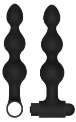 Чёрный анальный вибронабор USB-Rechargeable Anal Set