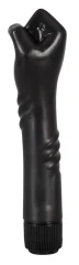 Чёрный вибратор-рука для фистинга The Black Fist Vibrator - 24 см.