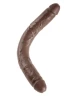 Коричневый двусторонний фаллоимитатор 16" Thick Double Dildo - 40,6 см.