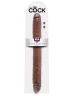 Коричневый двусторонний фаллоимитатор 16" Thick Double Dildo - 40,6 см.