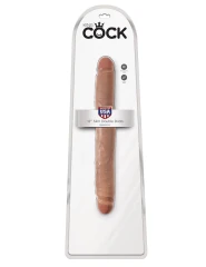 Двусторонний фаллоимитатор-мулат 12" Slim Double Dildo - 30 см.