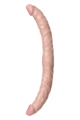 Двусторонний фаллоимитатор Realstick Nude - 34 см.