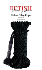 Чёрная веревка для фиксации Deluxe Silky Rope - 9,75 м.